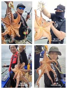 7월17일 드레이크호 문어조황 선상낚시로 잡은 물고기 조황