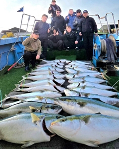 [제주 물곰호] 순도 100% 방어! 부시리 실종사건ㅡ2월5일 선상낚시로 잡은 물고기 조황