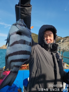 설명절전 돌돔 잡으러갑니다 ~ 선상낚시로 잡은 물고기 조황