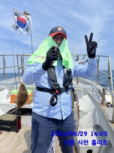 6월 29일 어후 참가자미 체험 조황입니다  선상낚시로 잡은 물고기 조황