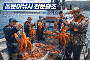 금어기해제 돌문어 출조안내  선상낚시로 잡은 물고기 조황