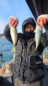 2026. 1. 31.진해 전갱이 선상낚시 선상낚시로 잡은 물고기 조황