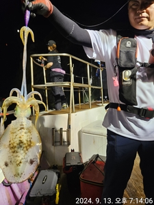 9월13일 야간팁런 105수 세자리수 선상낚시로 잡은 물고기 조황