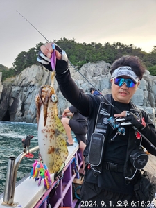 무늬오징어 야간 팁런 90수 선상낚시로 잡은 물고기 조황