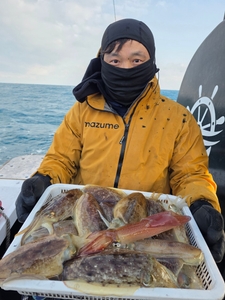 1월 29일 서귀포권 갑오징어  선상낚시로 잡은 물고기 조황