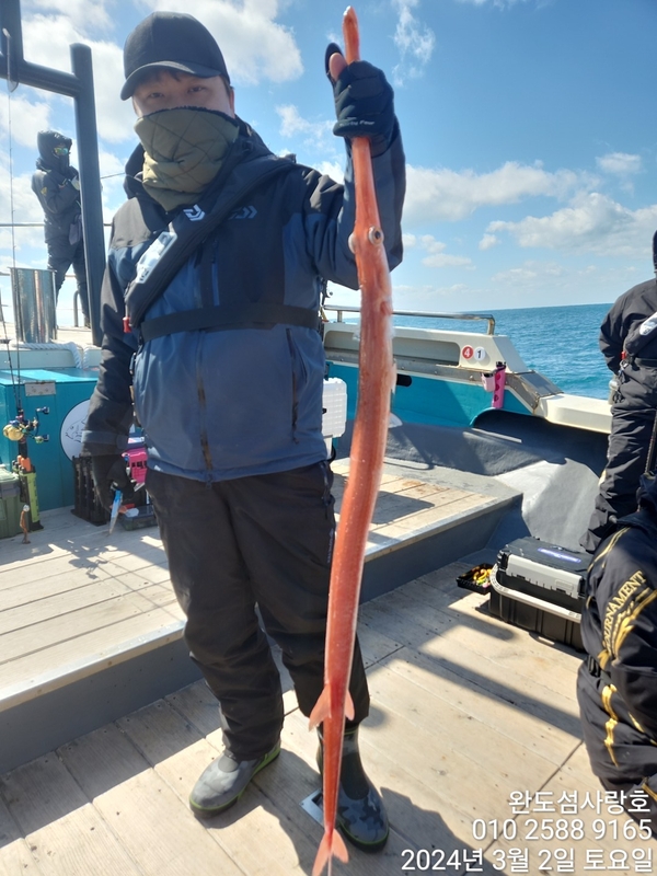 완도섬사랑호의 조황일지 이미지 - 2