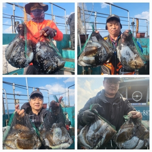 무창포 뉴체이스호 10월10일 왕갑이 찰갑이조황 선상낚시로 잡은 물고기 조황