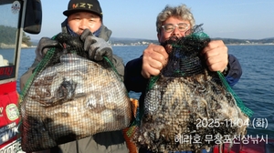11/4 헤라호 주꾸미낚시 조황  선상낚시로 잡은 물고기 조황