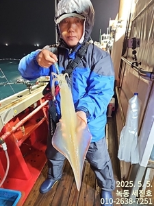 5월6일 팀보스선단 한치조황 선상낚시로 잡은 물고기 조황