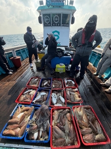 3/15 제주쏘니호 갑오징어 선상낚시로 잡은 물고기 조황
