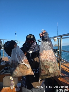 15일 군산창성호 크라켄 굿굿 조황 선상낚시로 잡은 물고기 조황