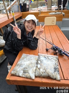 1일 군산창성호 주꾸미조황 굿굿 선상낚시로 잡은 물고기 조황