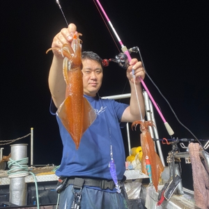8월 24일 야간 한치&갈치텐빈 낚시(반타임) 조황 선상낚시로 잡은 물고기 조황