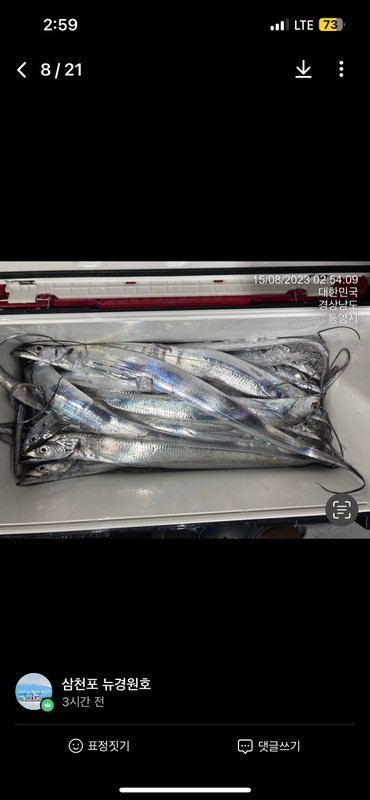 뉴경원피싱의 조황일지 이미지 - 2