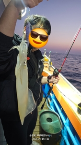 한치 너~~~ 선상낚시로 잡은 물고기 조황