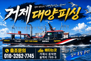 팁런 세존도행 갈도,욕지도 9.77톤 11분만 선상낚시로 잡은 물고기 조황